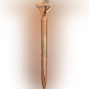 6/$15 Rose Gold Toned”Diamond” Pen